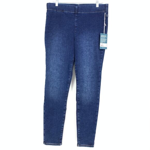 Jag Jeans Women's Size Large Forever Stretch Pull On High Rise Jegging Denim NEW - Picture 1 of 7